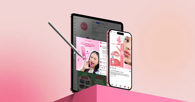 Designing the LIP ICE x Peko Campaign: From Brief to Visual Delight